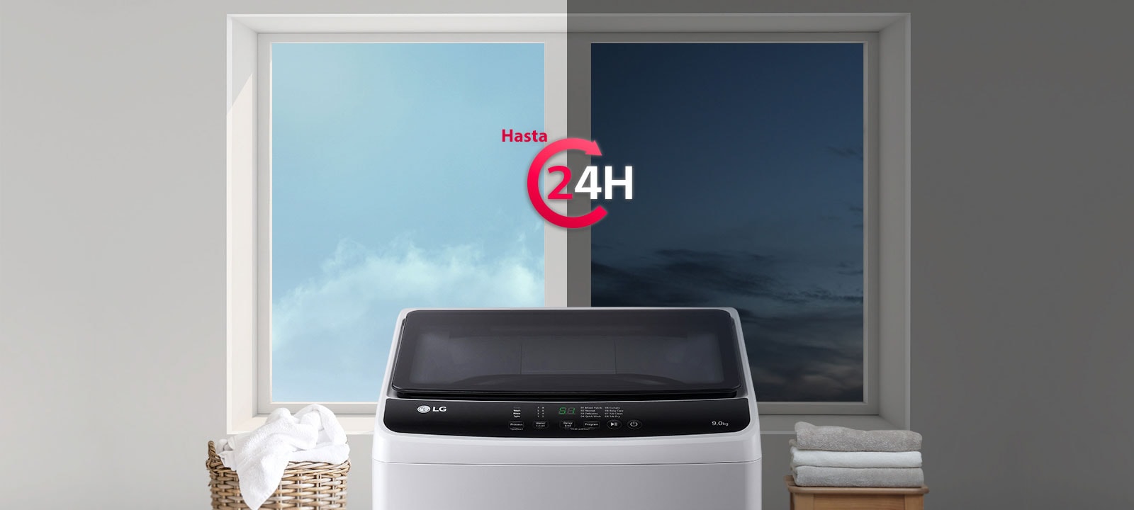 Muestra que el producto puede demorar hasta 24 horas